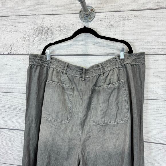 Torrid Festi Plus Size High Rise Relaxed Pleated Wide Leg Jeans Size 24 Short - Picture 10 of 10